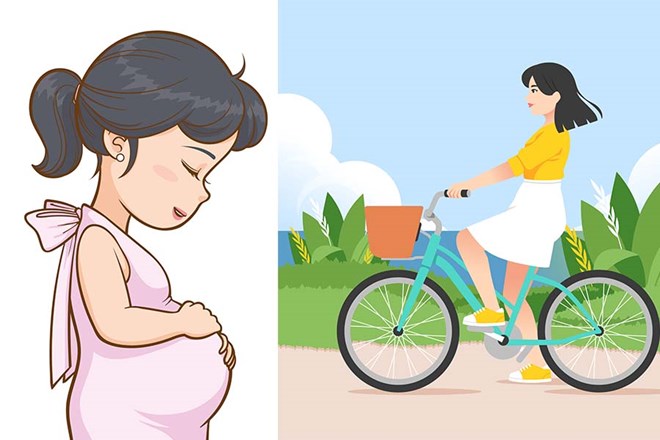 Lợi ích của việc đạp xe khi mang thai và lưu ý quan trọng mẹ bầu cần biết
