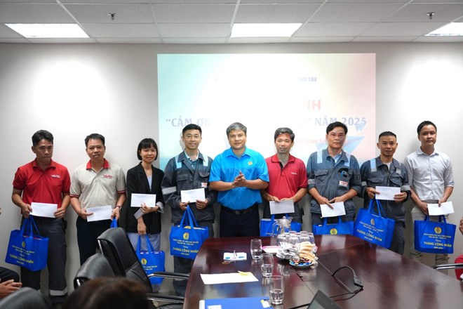 Hơn 4,78 tỉ đồng chăm lo cho người lao động trong 6 tháng đầu năm 2025