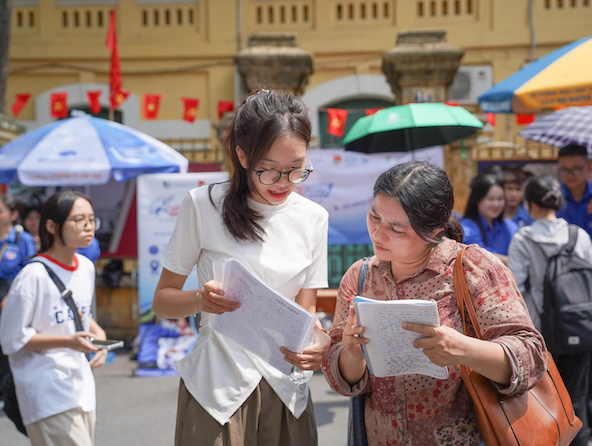 Mùa tuyển sinh năm 2025, nhiều trường đại học duy trì phương án xét học bạ THPT. Ảnh: Vân Trang