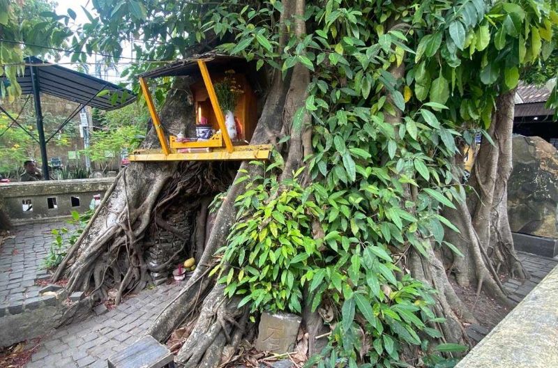 Sau hơn 4 tháng bị phá hoại, di tích bia đá trấn yểm ở Hội An vẫn chưa thể trùng tu, khôi phục lại vì còn đợi... kết luận điều tra. Ảnh: Anh Dũng.