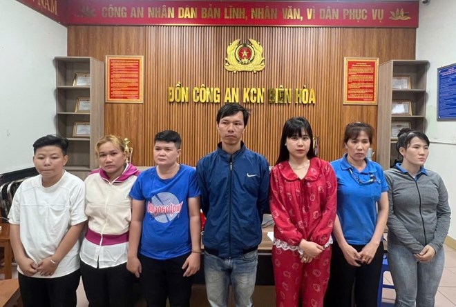 Bắt giữ 7 đối tượng tụ tập đánh nhau ở khu công nghiệp Ammata, Đồng Nai