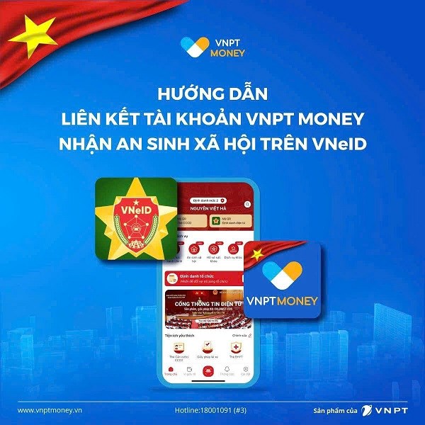 Hướng dẫn nhận quà 100.000 đồng dịp 2.9 trên VNeID từ VNPT Money