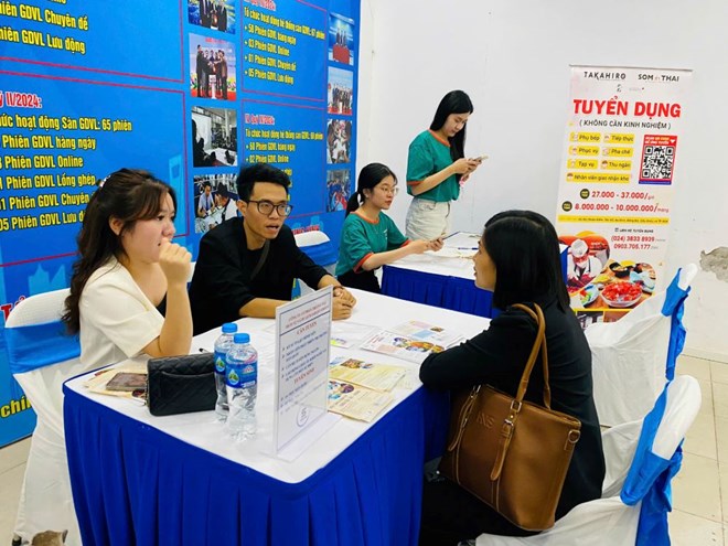Nhu cầu tuyển lao động phổ thông tại Hà Nội chiếm 36,3%
