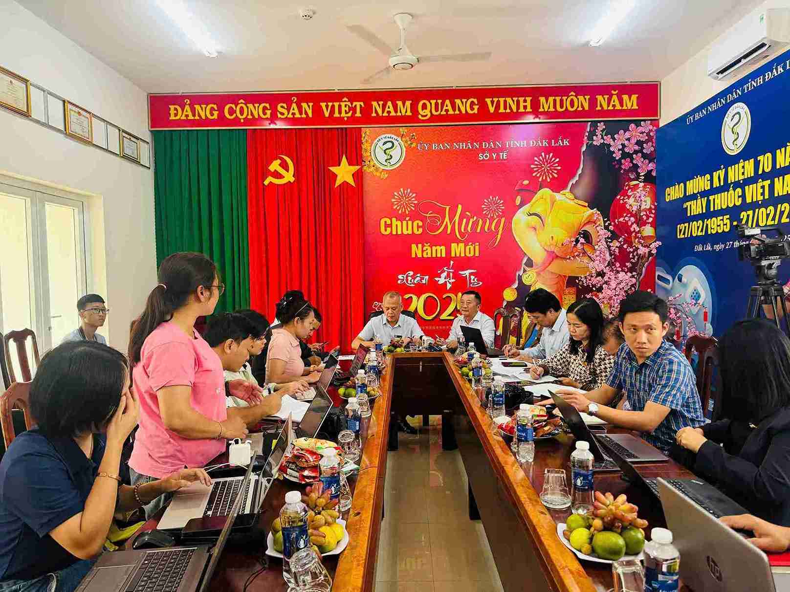 Quang cảnh buổi họp báo. Ảnh: Bảo Trung