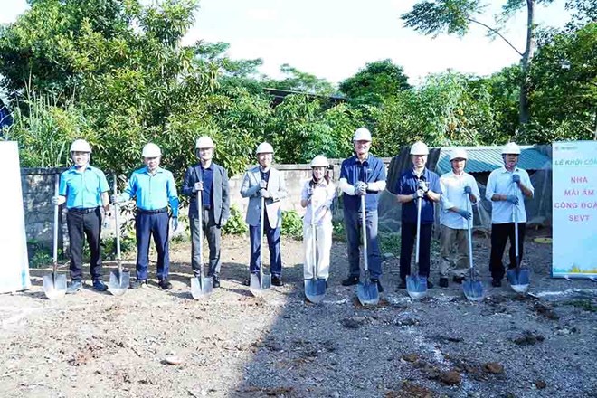 Liên đoàn Lao động Thái Nguyên khởi công Mái ấm Công đoàn