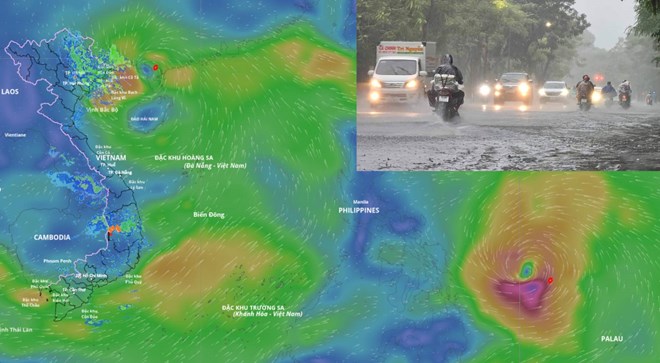 Bão số 9 Ragasa giật cấp 10 còn cách Quảng Ninh 100km, gây mưa to trước khi đổ bộ