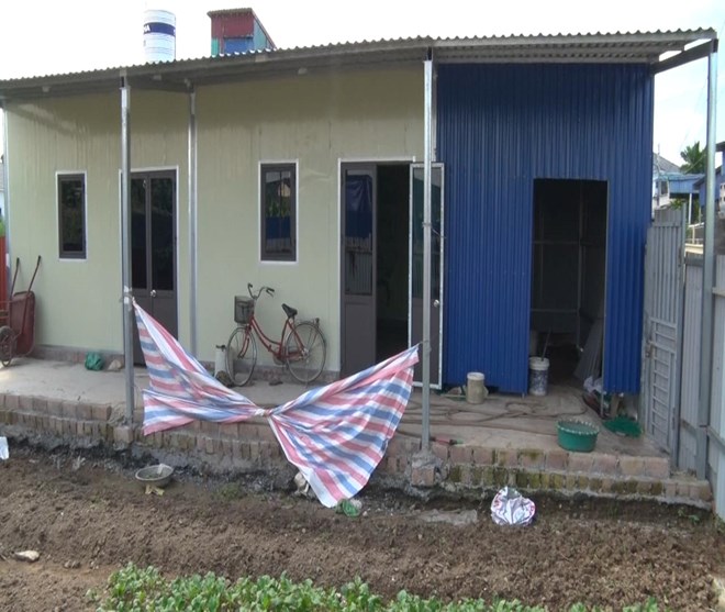 Công trình xây dựng trái phép trên đất nông nghiệp. Ảnh: Mặt trận Thiên Hương - TP Hải Phòng