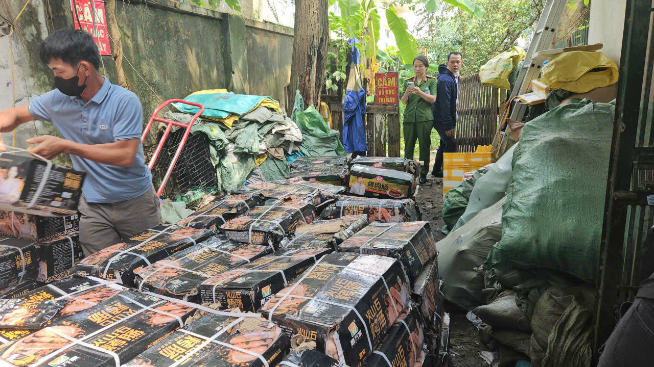 Số lượng hàng hóa không rõ nguồn gốc này có thể được dùng làm nguyên liệu chính cho món