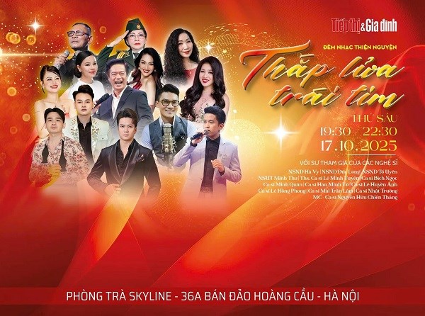Đêm nhạc thiện nguyện hướng về đồng bào vùng bão lũ Tuyên Quang