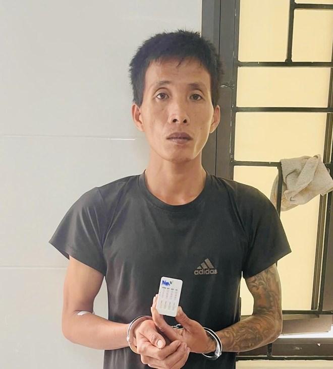Đối tượng Nam đã bị Cơ quan CSĐT Công an tỉnh Hà Tĩnh bắt giữ. Ảnh: Công an Hà Tĩnh.