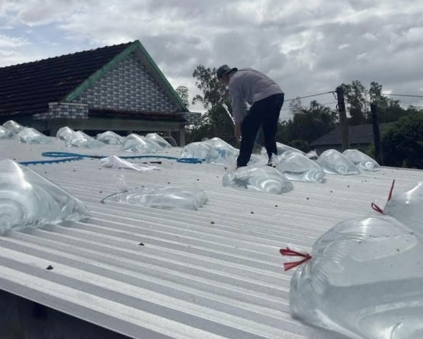 Muôn kiểu chằng chống nhà cửa ứng phó bão của người dân Gia Lai - 4