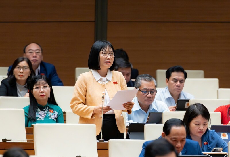 Đại biểu Nguyễn Thị Việt Nga - đoàn Hải Phòng