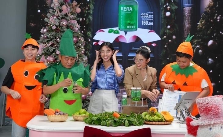 Nhờ các phiên livestream, hơn 56.000 khách hàng đã đặt mua sản phẩm kẹo rau củ Kera.