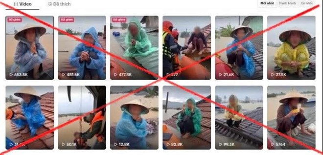 Tin giả, video AI gây nhiễu loạn công tác cứu trợ tại miền Trung