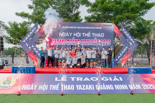 Sôi nổi Ngày hội thể thao Yazaki Quảng Ninh năm 2025