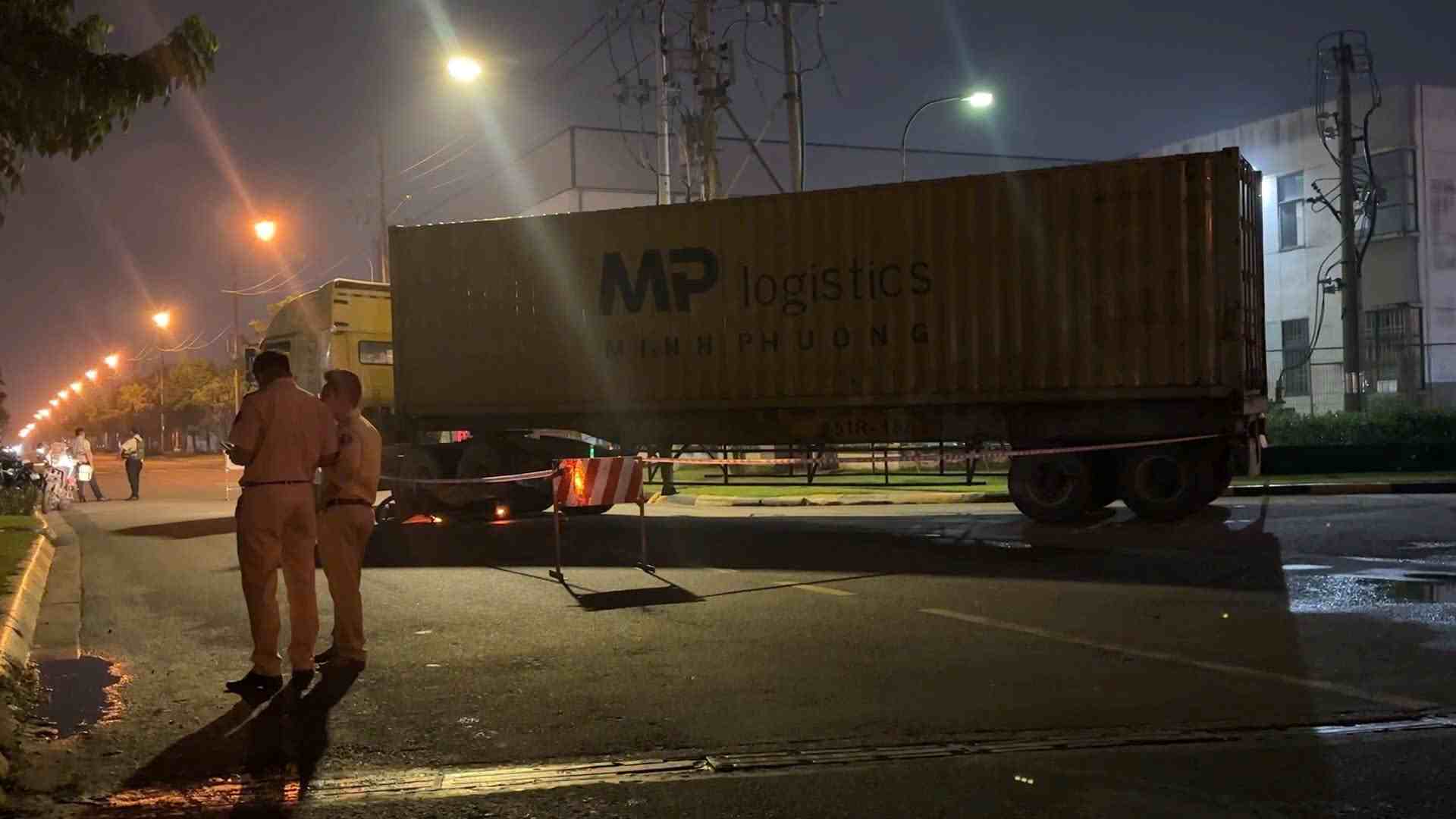 Hiện trường vụ tai nạn. Ảnh: Đình Trọng