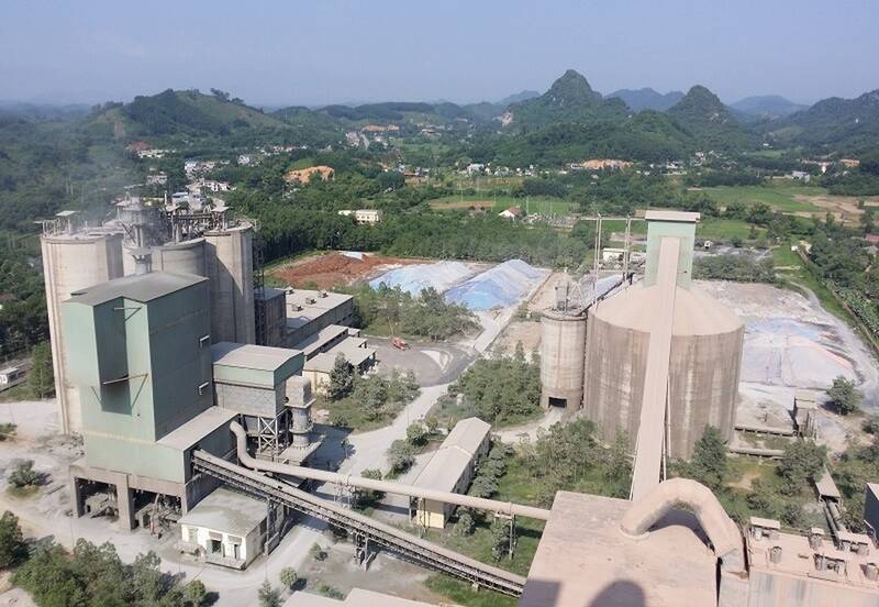 Dự án Nhà máy xi măng Quang Sơn. Ảnh: Xi măng Quang Sơn