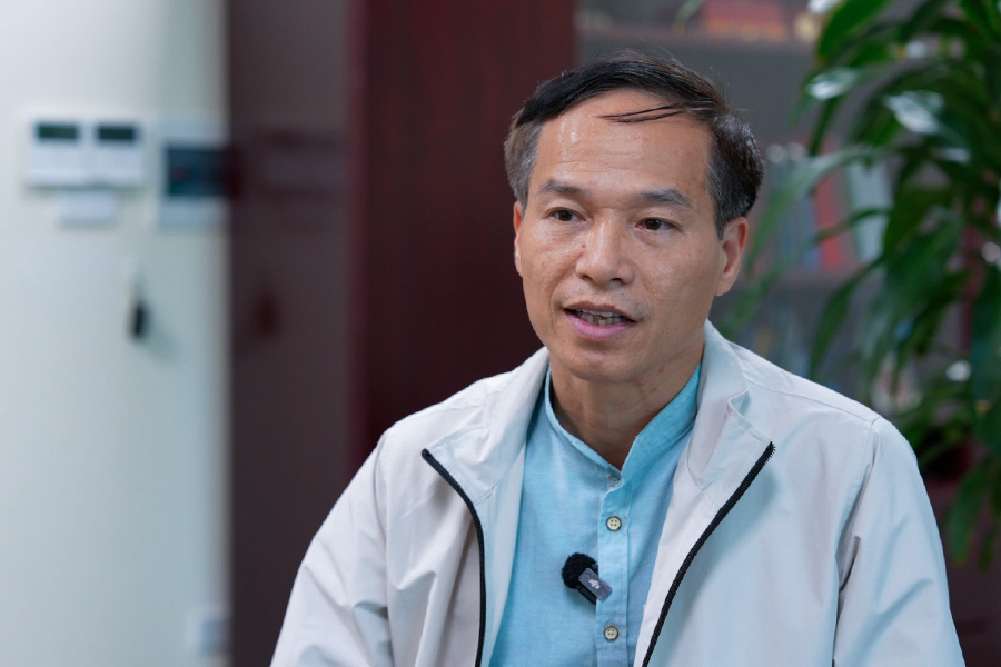 Ông Vũ Hữu Liêm – Giám đốc Trung tâm Giám sát Nông nghiệp, Tài nguyên và Môi trường (Cục Viễn thám Quốc gia, Bộ Nông nghiệp và Môi trường). Ảnh: Phương Anh