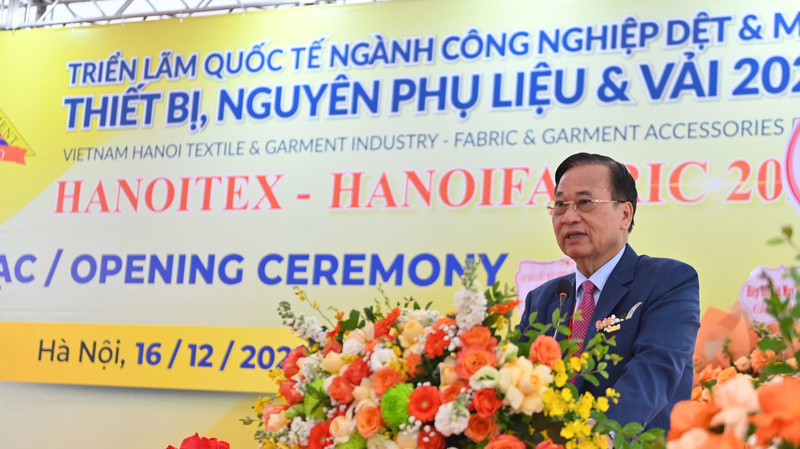 Ông Vũ Đức Giang - Chủ tịch Hiệp hội Dệt may Việt Nam. Ảnh: Nguyễn Nam