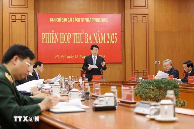 Chủ tịch nước chủ trì họp Ban Chỉ đạo cải cách Tư pháp Trung ương