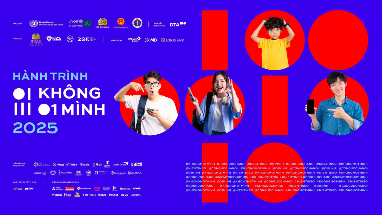 Chiến dịch do Liên minh Niềm Tin Số dẫn dắt với sự bảo trợ của các tổ chức quốc tế như UNODC, UNICEF, cùng Bộ Công an, Bộ Giáo dục và Đào tạo, Bộ Y tế.