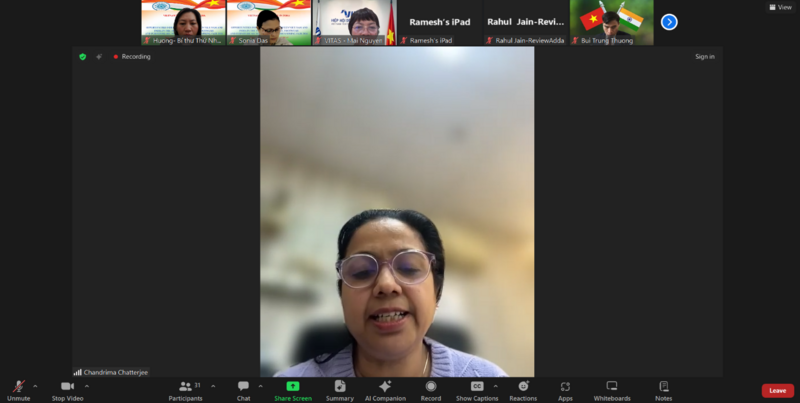 Bà Chandrima Chatterjee, Tổng Thư ký Liên đoàn Công nghiệp Dệt may Ấn Độ (CITI)