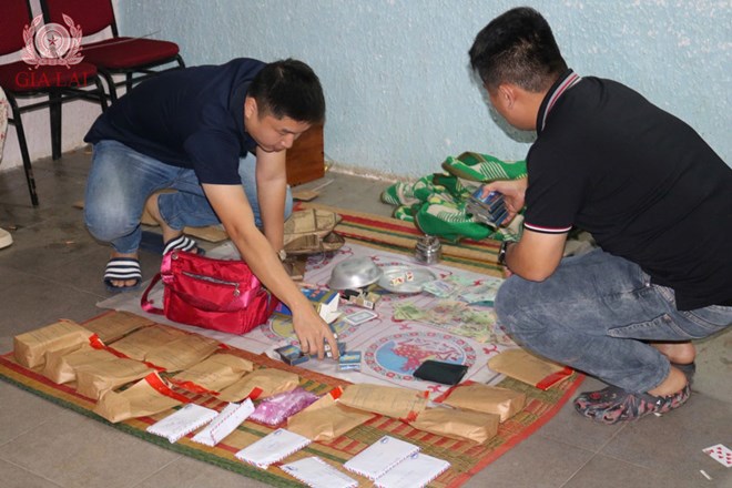 Gia Lai bắt quả tang sòng xóc bầu cua quy mô lớn