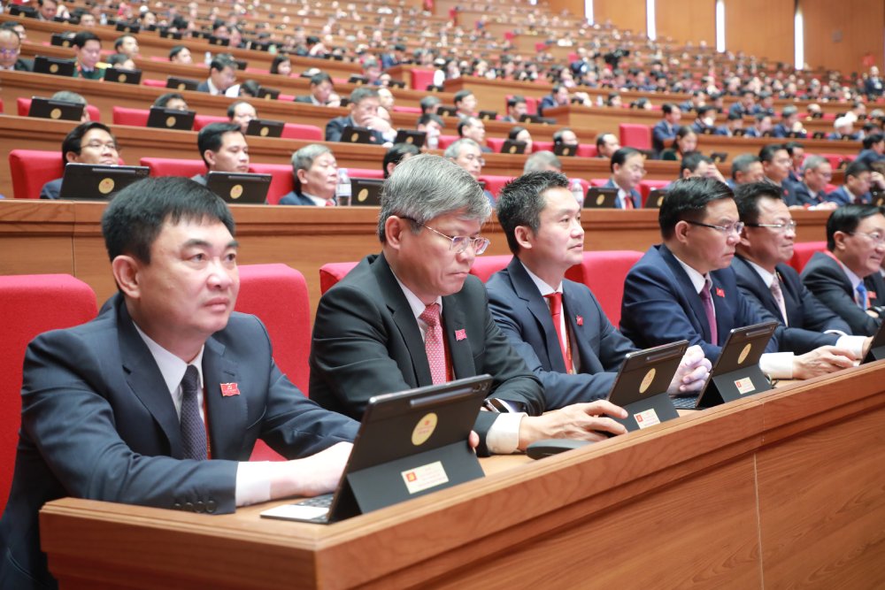 Các đại biểu dự phiên trù bị Đại hội XIV của Đảng. Ảnh: Trần Vương