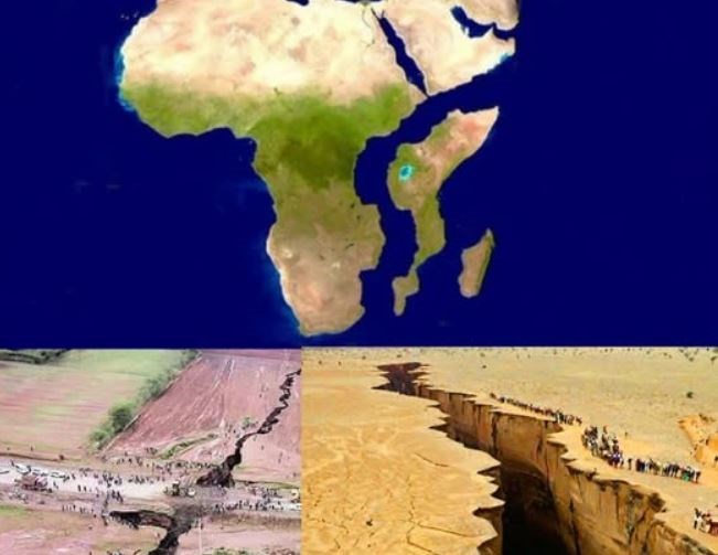 Châu Phi đang tách đôi, đại dương mới dần hình thành