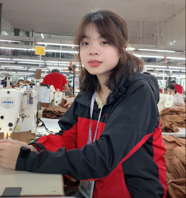 Chị Nguyệt cho biết, tiền lương tháng đóng bảo hiểm xã hội tăng cao sẽ đảm bảo nhiều quyền lợi cho người lao động. Ảnh: Minh Hương.