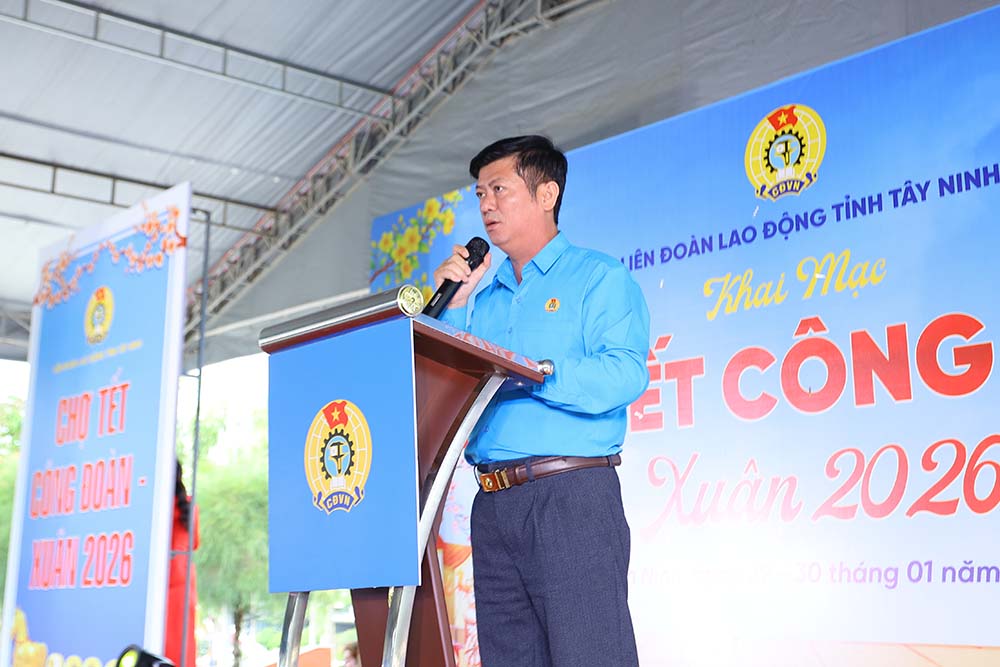 Ông Trần Lê Duy phát biểu tại chương trình. Ảnh: Thanh Vũ