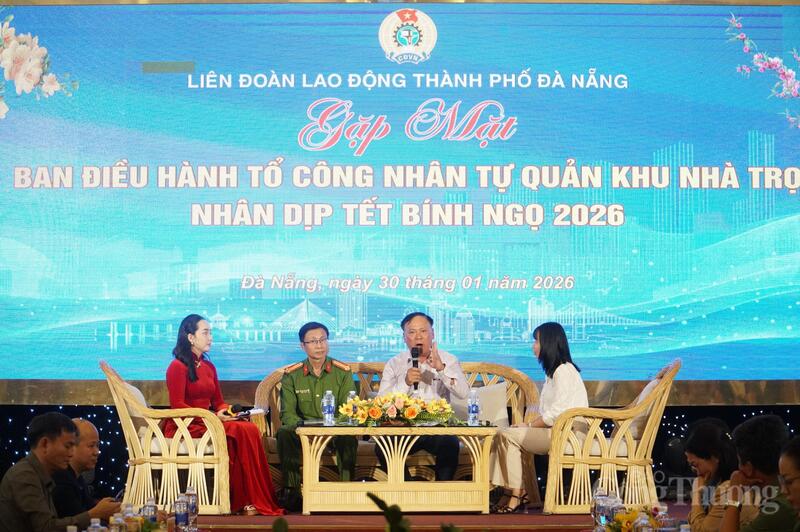 Giao lưu, lắng nghe cách làm hay, mô hình hiệu quả trong hoạt động, vận hành Tổ công nhân tự quản khu nhà trọ