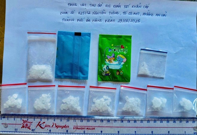 Đà Nẵng bắt quả tang đối tượng tàng trữ trái phép chất ma túy