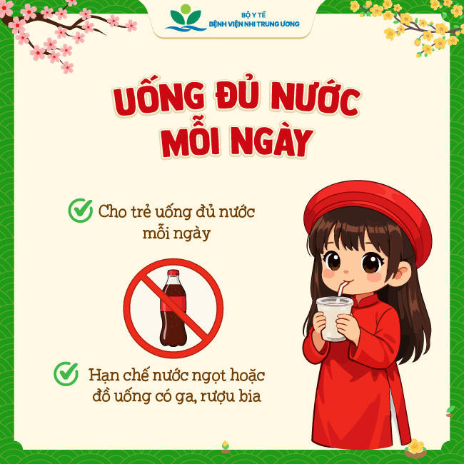 Khuyến cáo từ Bệnh viện Nhi trung ương về dinh dưỡng cho trẻ ngày Tết