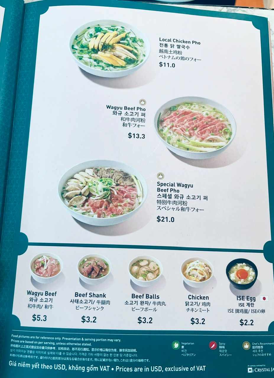 Nhà hàng Họ bán bò Wagyu. Quầy Crystal Jede của Công ty TNHH Autogrill VFS F&B tại Cam Ranh tại Nhà Ga T2.