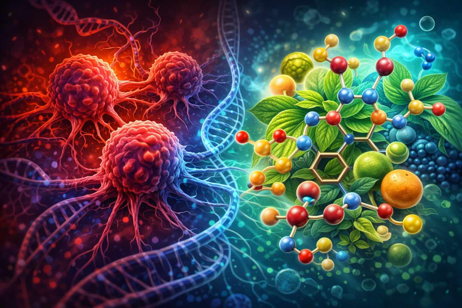 Hợp chất được kỳ vọng kéo dài tuổi thọ lại có liên hệ với tế bào ung thư. Đồ họa: AI