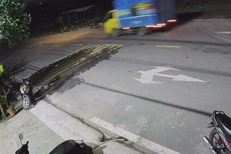 Chiếc xe bị phát hiện khi bỏ trốn. Ảnh: Công an Lào Cai