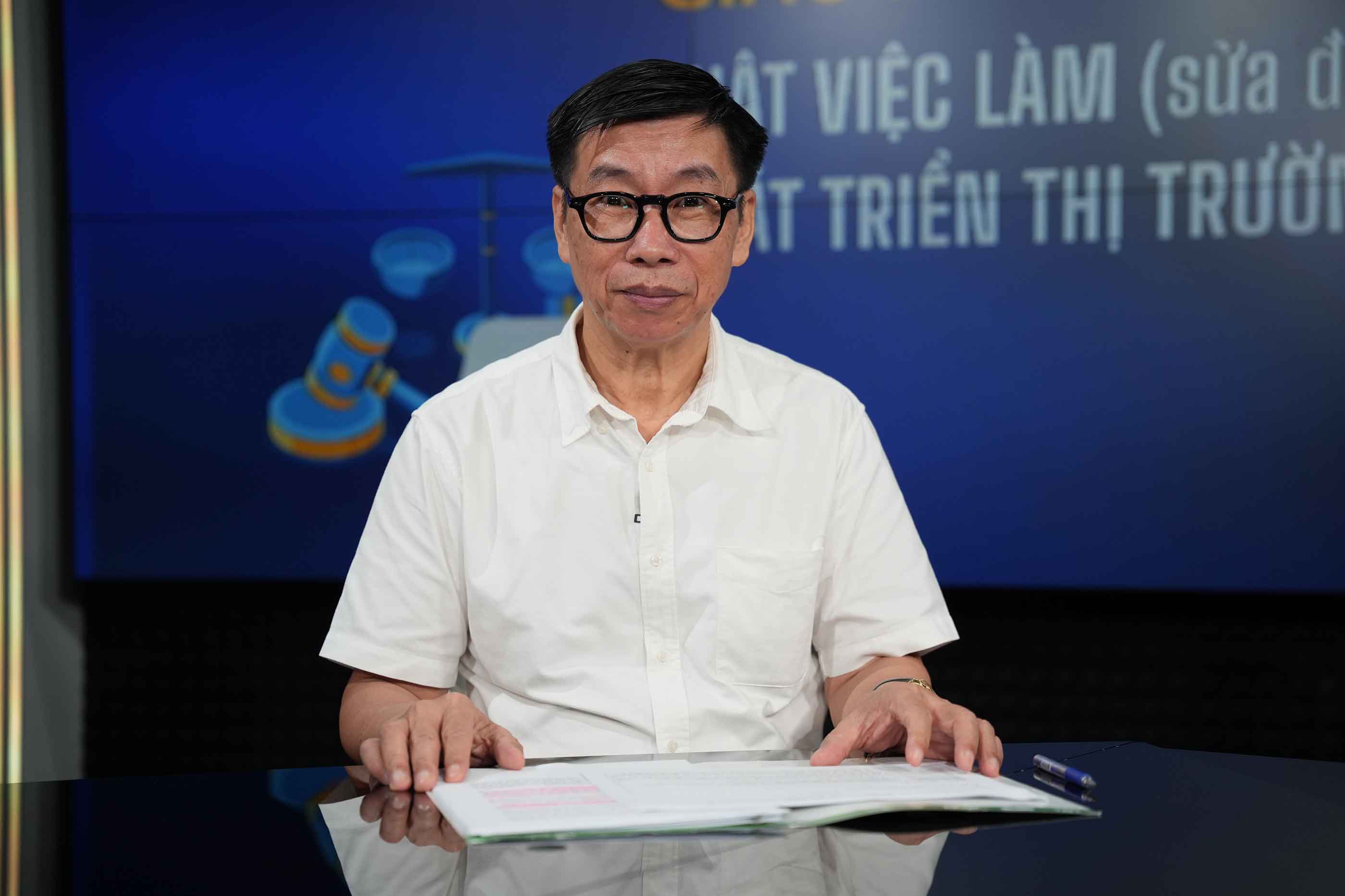 Ông Lê Quang Trung - nguyên Phó Cục trưởng phụ trách Cục Việc làm. Ảnh: Quỳnh Chi