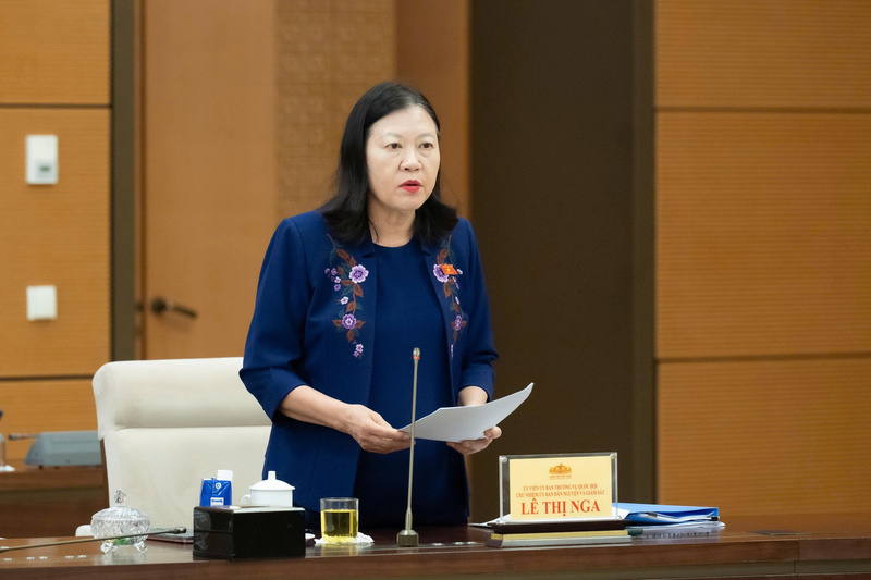 Chủ nhiệm Uỷ ban Dân nguyện và Giám sát Lê Thị Nga