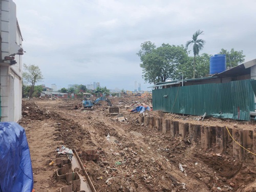 Nhiều hạng mục công trình chống ngập khẩn cấp đã hoàn thành. Ảnh: Minh Hạnh