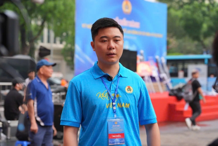 Anh Đinh Văn Hiếu. Ảnh: Lê Phương