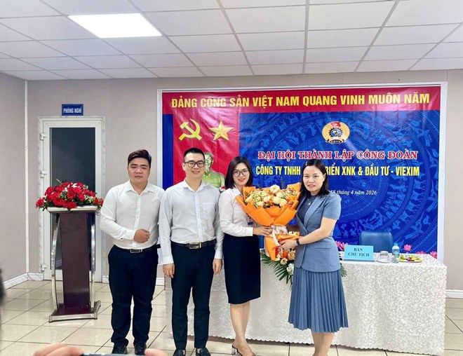 100% người lao động Công ty VietXim gia nhập Công đoàn Việt Nam