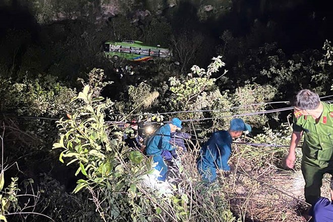 Nguyên nhân ban đầu vụ xe khách lao xuống vực đèo An Khê