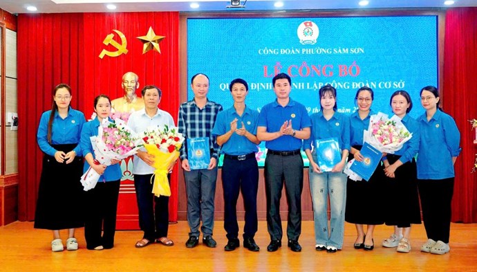 Công đoàn phường Sầm Sơn chăm lo hiệu quả cho 3.660 đoàn viên, người lao động