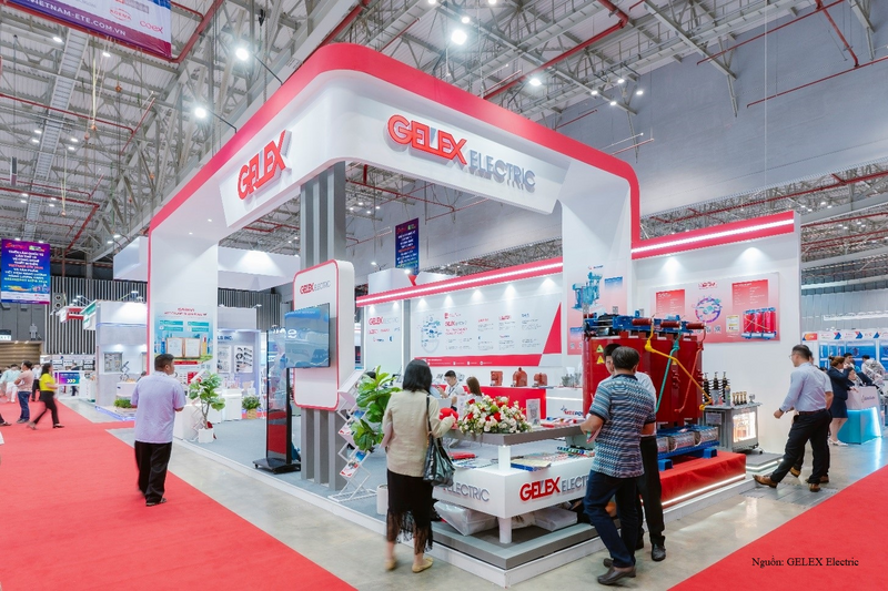 Toàn cảnh gian hàng của đơn vị thành viên của Tập đoàn GELEX