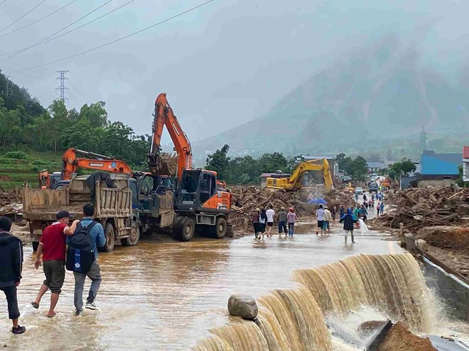 Các ngả đường về Lai Châu đều đã thông xe