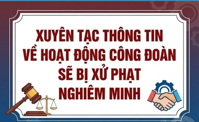 Xuyên tạc về tổ chức, hoạt động công đoàn, bị phạt đến 150 triệu đồng