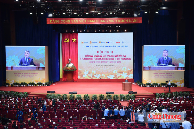 Hội nghị tri ân người có công với cách mạng toàn quốc năm 2026.