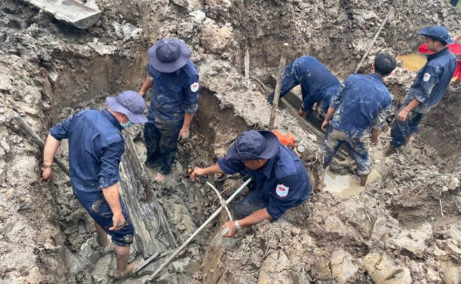 An Giang tìm thấy thêm 3 hài cốt liệt sĩ, có thể là hố chôn tập thể