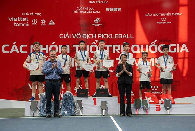 Giải Pickleball trẻ quốc gia khép lại, mở cơ hội vươn ra quốc tế